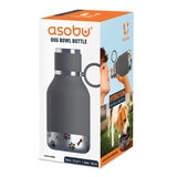 Asobu Stainless Steel Dog Bowl 300ml and Bottle 1.1L in Packaging