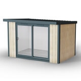 Installed Green Retreats Basebox Garden Room 3.6m x 2.4m