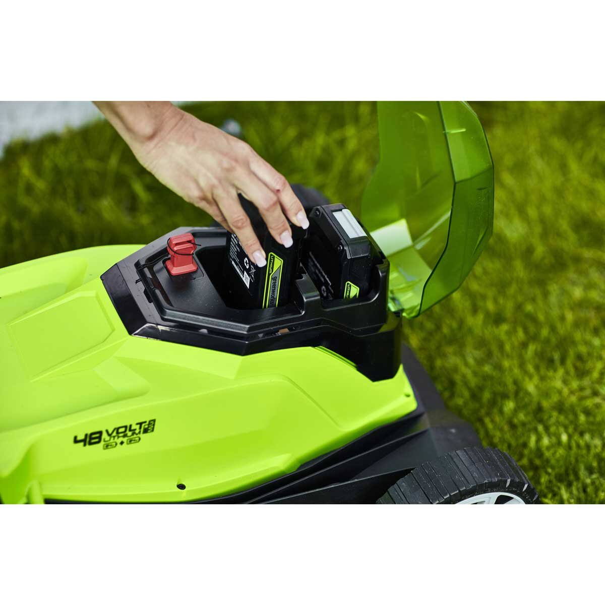 Greenworks 48V Cordless 41cm Hand-Propelled Lawn Mower (Tool Only)