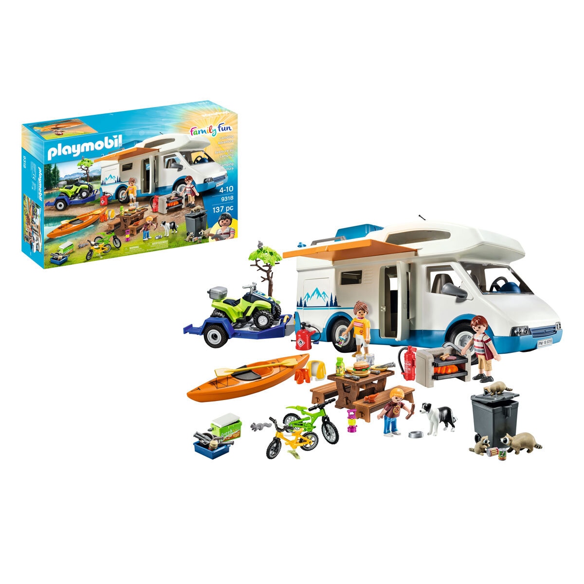 PLAYMOBIL Family Fun Camping Adventure 4 Years Costc