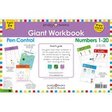 Giant Spiral Wipe-Clean Workbook: Pen Control and Numbers