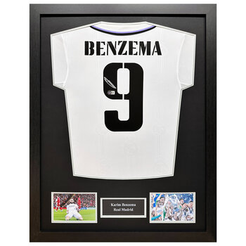 Karim Benzema Signed Real Madrid Shirt
