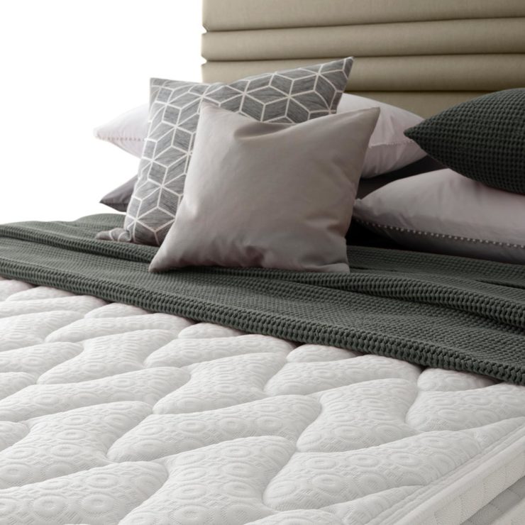 Silentnight Eco Comfort 800 Pillowtop Mattress & Sandstone