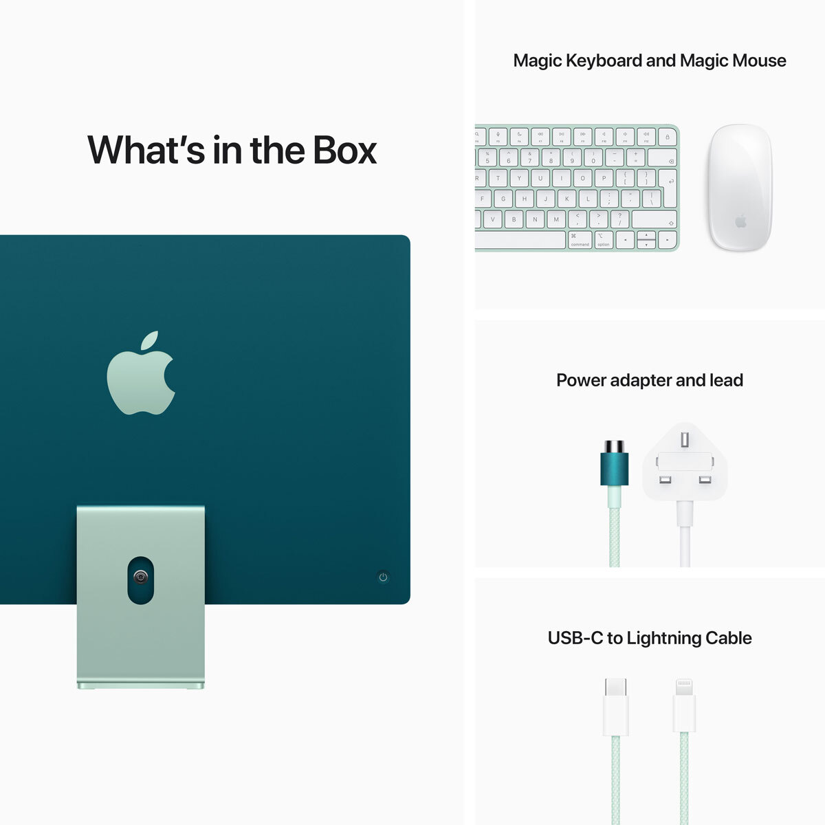 Buy Apple iMac 2021, M1, 8GB RAM, 256GB SSD, 24 Inch in Green, MJV83B/A at costco.co.uk