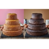 The Original Cake Company 4 Tiered Naked Sponge Cake in 2 Options