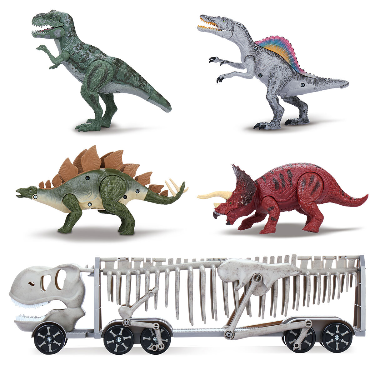 Buy Dino Hauler & 4 Dinos Overview Image at Costco.co.uk