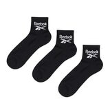 Reebok Unisex Core Ankle Socks 6 Pack in Black