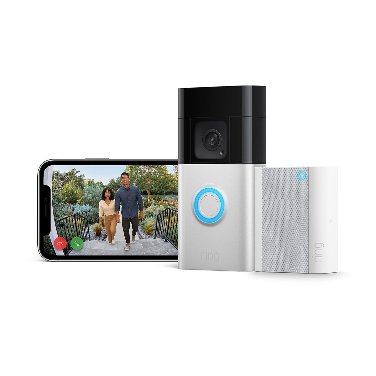 Ring Doorbell Plus with Chime and Additional Quick Release Battery Ring Doorbell Plus with Chime and Additional Quick Release Battery