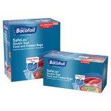 Bacofoil Safeloc Food and Freezer Bags, Medium, 152 Pack Bacofoil Safeloc Food and Freezer Bags, Medium, 152 Pack