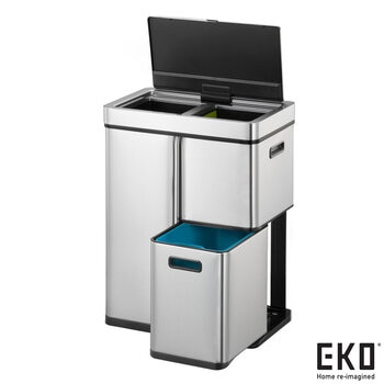 EKO Mirage Plus Recycling Bin 30+15+15L Recycling Bin