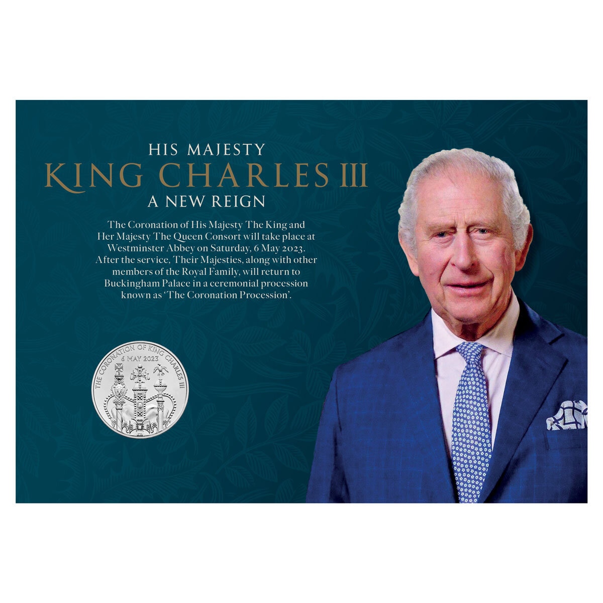 Buy King Charles III Stamps & BU Coin Cover Overview Image at Costco.co.uk