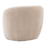 Gallery Curvo Cream Fabric Armchair