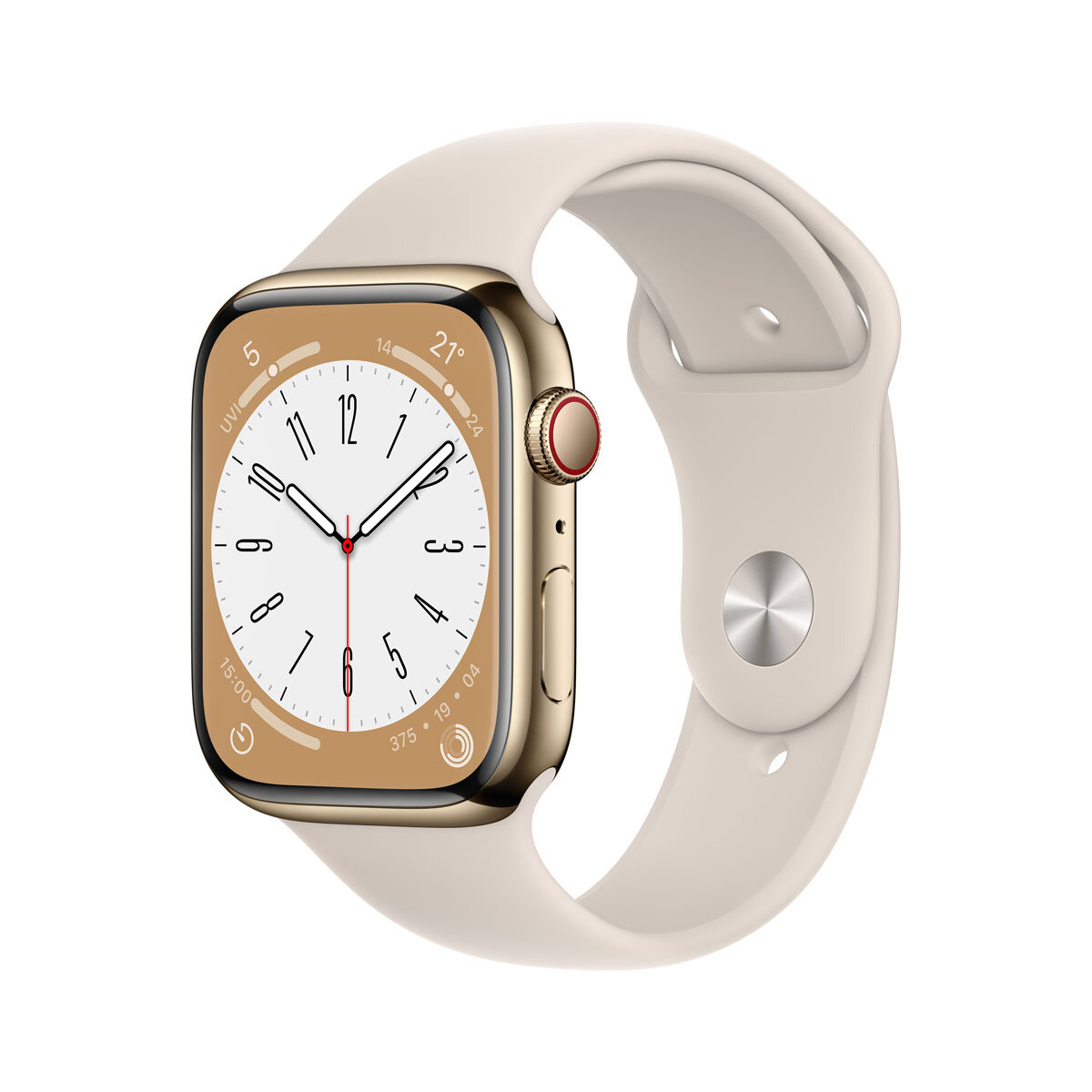 Buy APPLE WATCH S8 45 GOLD SS STarlight SP CEL-GBR, MNKM3B/A at Costco.co.uk