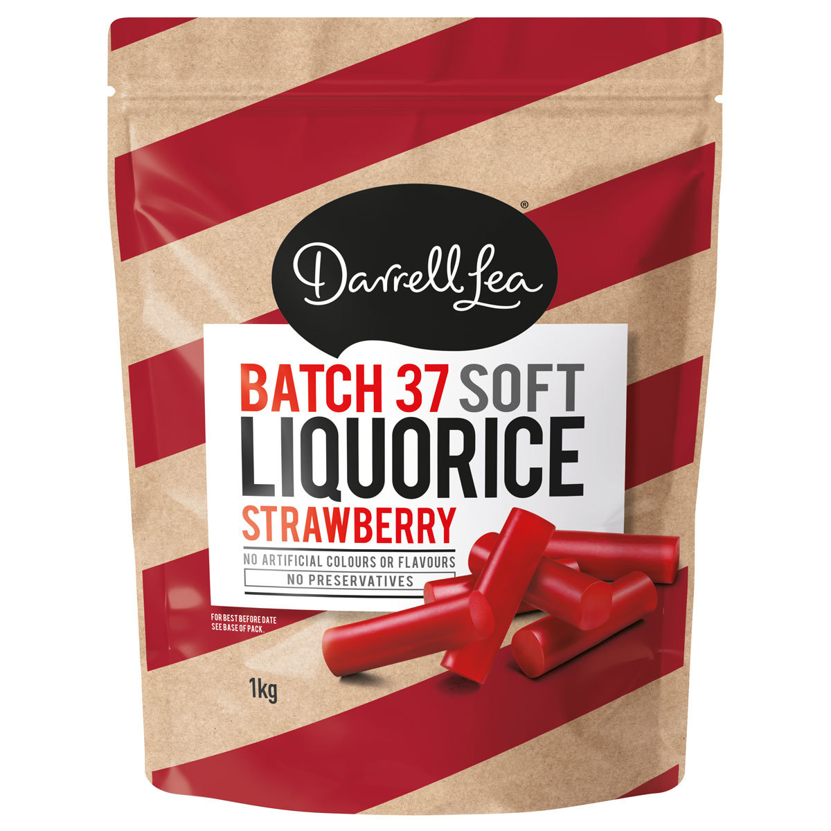 Darrell Lea Liquorice Strawberry, 1kg