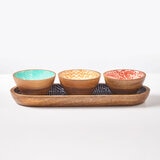 Mesa Wood Serving Set