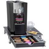 Smart Design Chrome Plated Steel Framed Coffee Pod Organiser