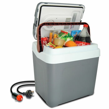 Koolatron 12V Electric Cool Box/Warm Box 24L, Self-Locking Handle Koolatron 12V Electric Cool Box/Warm Box 24L, Self-Locking Handle