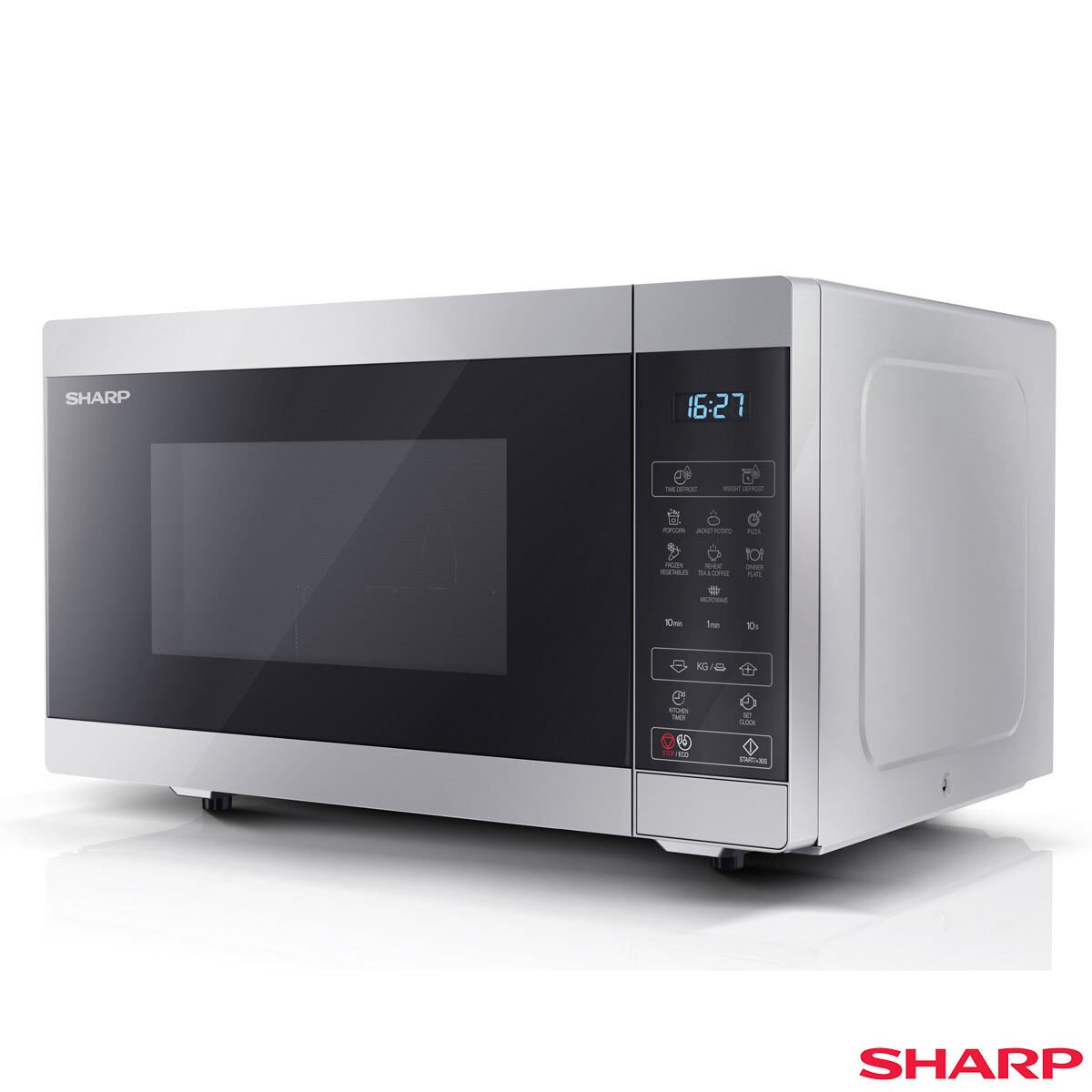 Sharp YCMS51US, 25L Solo Microwave In Silver Costco UK