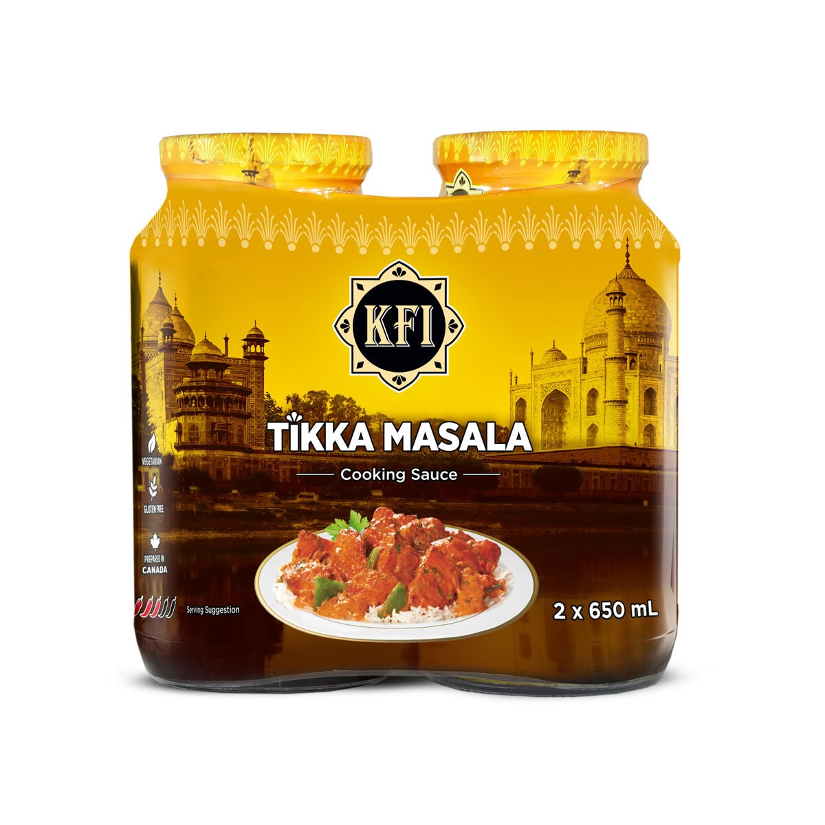 KFI Tikka Masala Sauce, 2 x 650ml