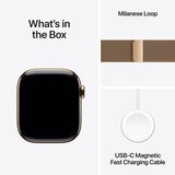 Buy Apple Watch Series 10 + Cellular, 42mm Gold Titanium Case with Gold Milanese Loop, MX083QA/A at costco.co.uk