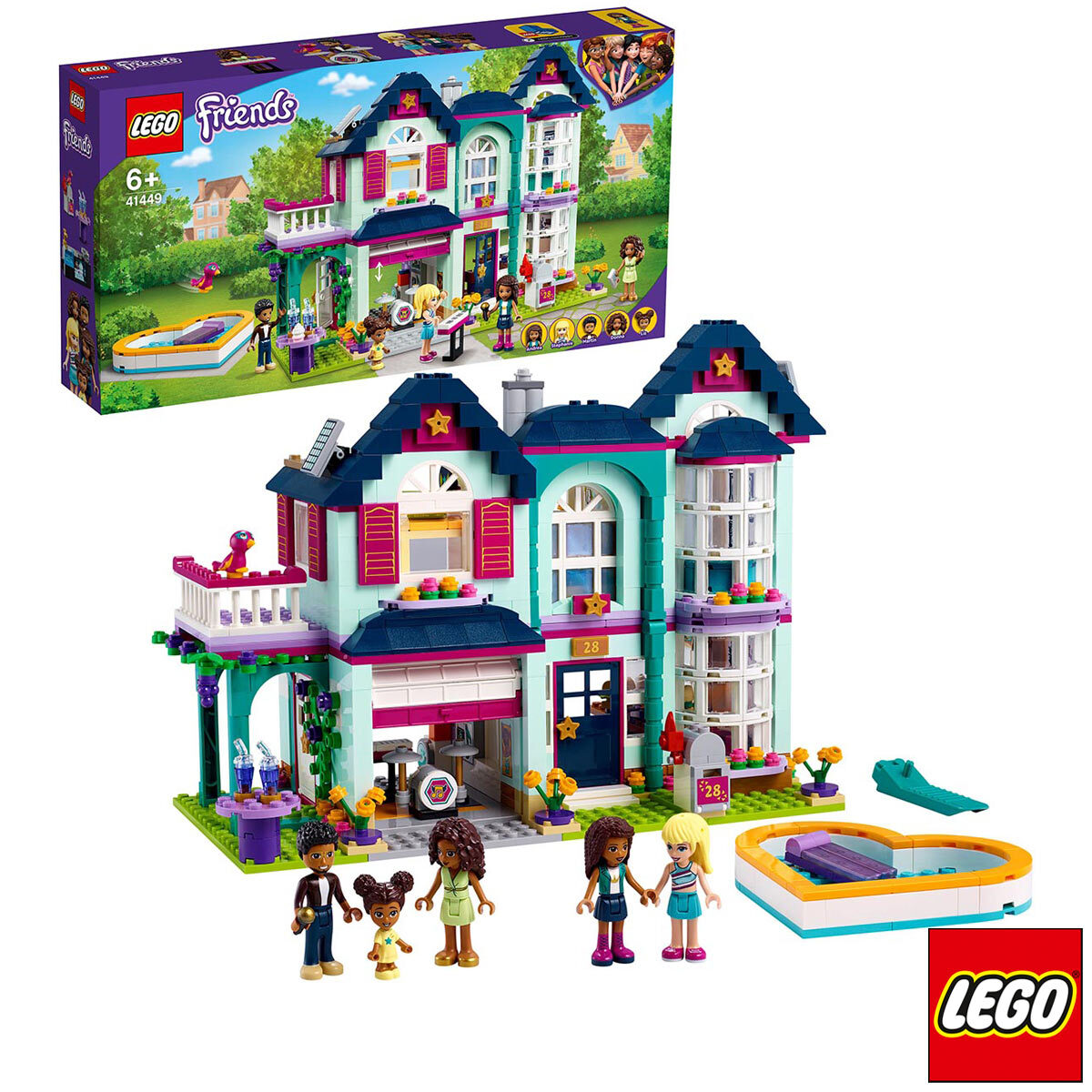 LEGO Friends Andrea's Family House - Model 41449 (6+ Years)