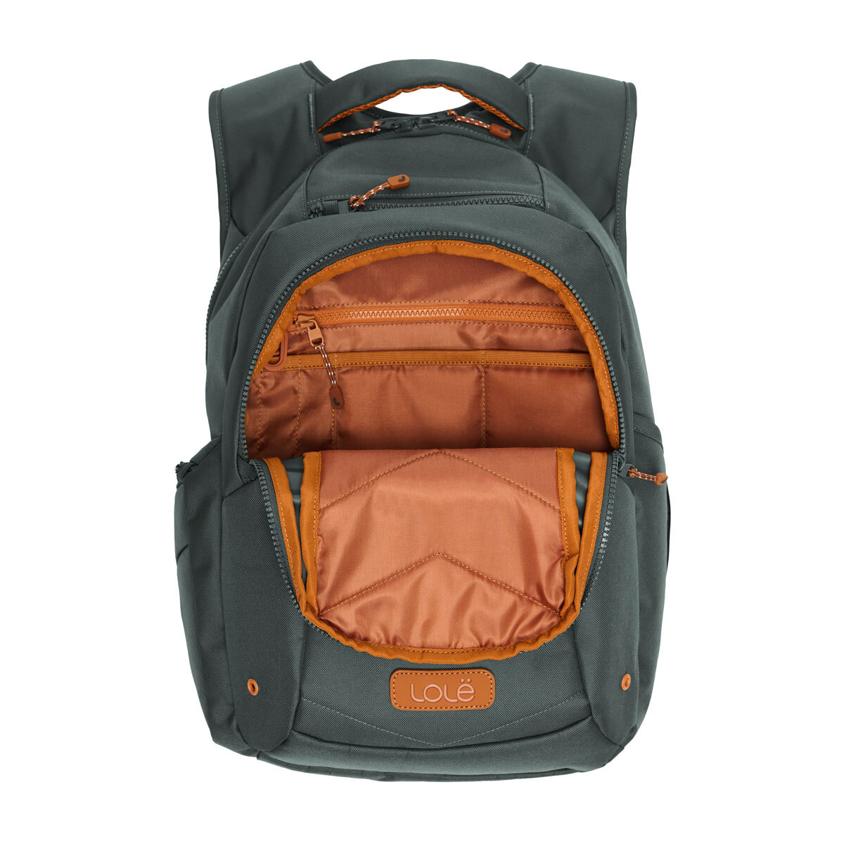 Lolë Quilted Backpack in Green