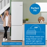 Bosch Series 4 KGN392WDFG, Fridge Freezer, D Rated in White