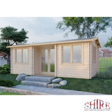 Delivered Shire Whinfell 44mm Log Cabin 20 x 10ft (6 x 3m) 