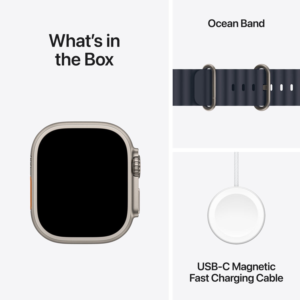 Buy Apple Watch Ultra 2 GPS + Cellular, 49mm Titanium Case with Navy Ocean Band, MX4D3QA/A at costco.co.uk