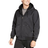 Kirkland Signature Men's Heavy Duty Hooded Work Jacket in Black, Large