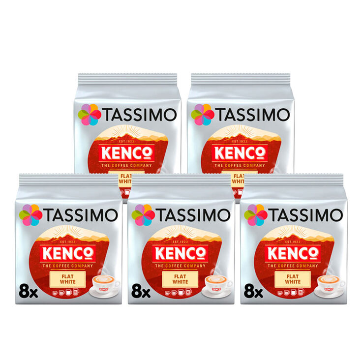 Tassimo Kenco Flat White Coffee Pods, 40 Servings | Costco UK