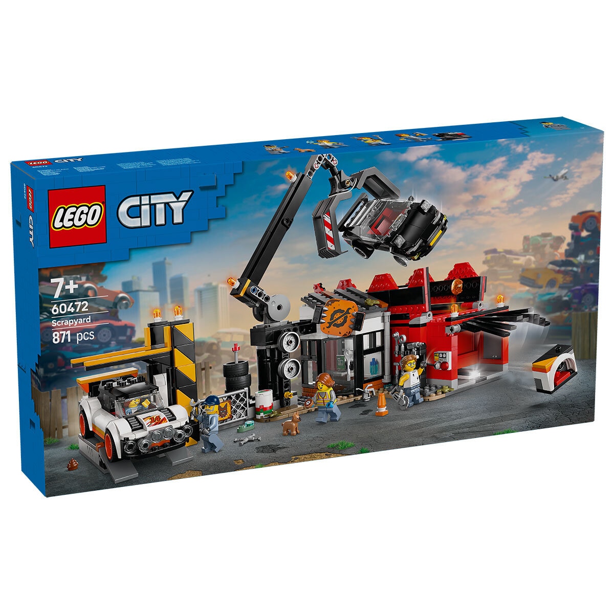 LEGO City Scrapyard with Cars - Model 60472 (7+ Years)