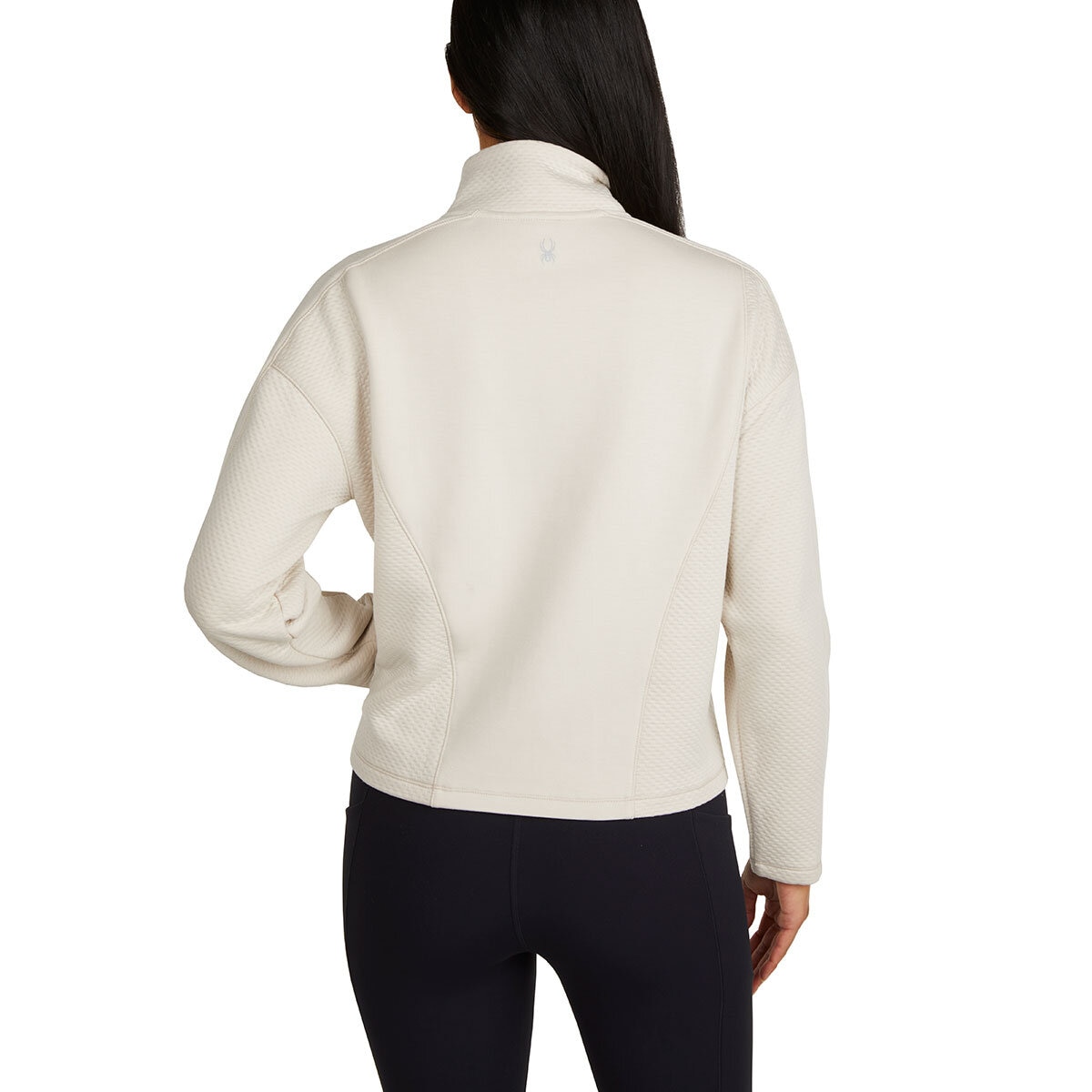 Spyder Ladies Peached 1/2 Zip Sweatshirt in Taupe