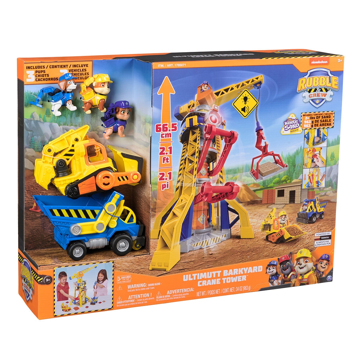 Rubble & Crew Backyard Crane Tower Playset Box Image