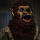 Halloween 6ft 2 Inches (1.9m) Animated Werewolf with LCD Eyes & Moving Mouth