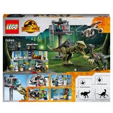 Buy LEGO Jurassic World Giganotosaurus & Therizinosaurus Attack Back of Box Image at Costco.co.uk