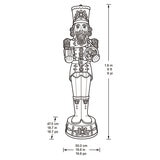 Buy 6ft Nutcracker Dimensions Image