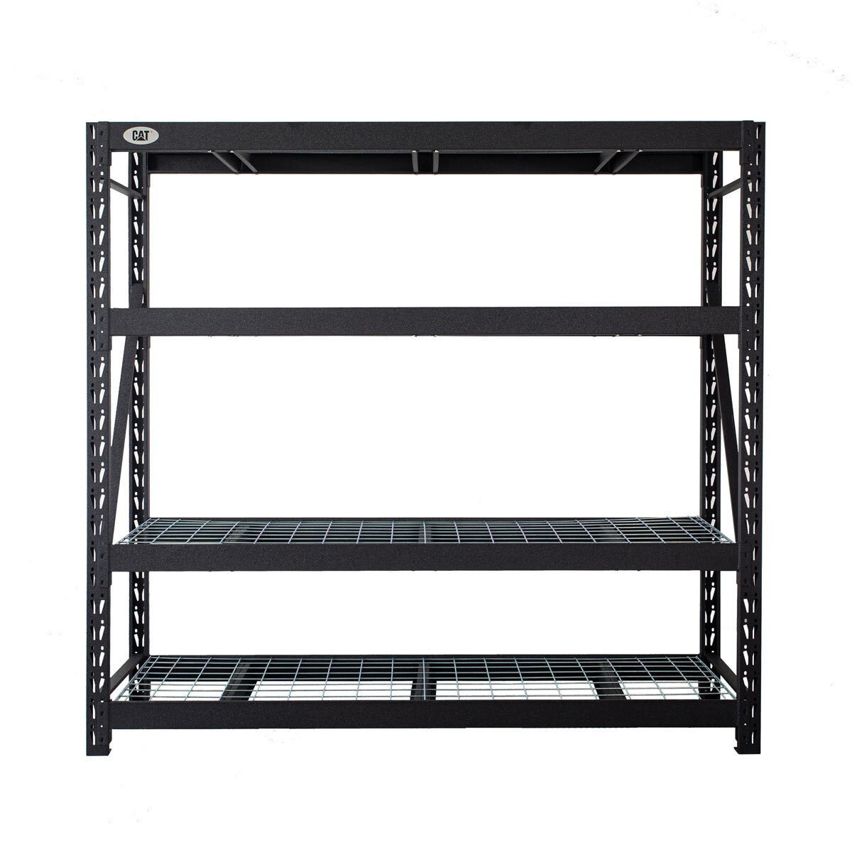 CAT 4 Level Industrial Rack (182 x 195 x 60cm) in Black