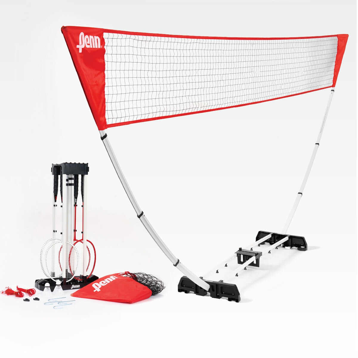 Studio image of the Penn Premium Easy Setup Badminton Set Studio image of the Penn Premium Easy Setup Badminton Set