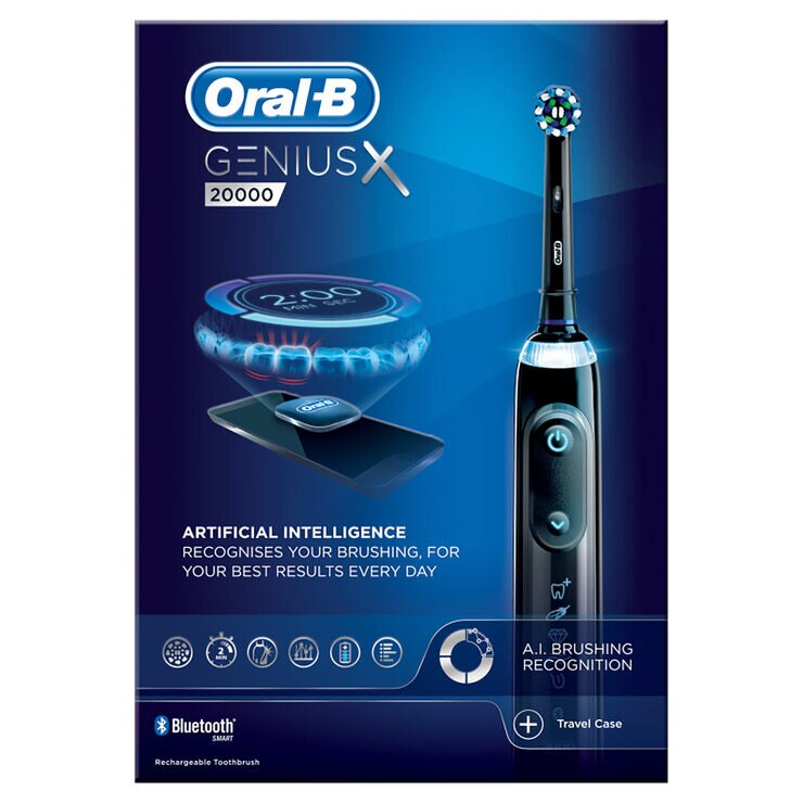 Oral B Genius X Black Electric Toothbrush Costco UK