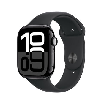 Apple Watch Series 10 GPS, 46mm Aluminium Case Sport Band S/M