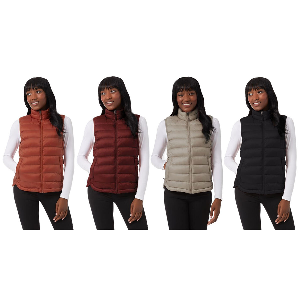  32 Degrees Heat Womens Lightweight Warmth Packable Vest (Black,  Small) : Clothing, Shoes & Jewelry