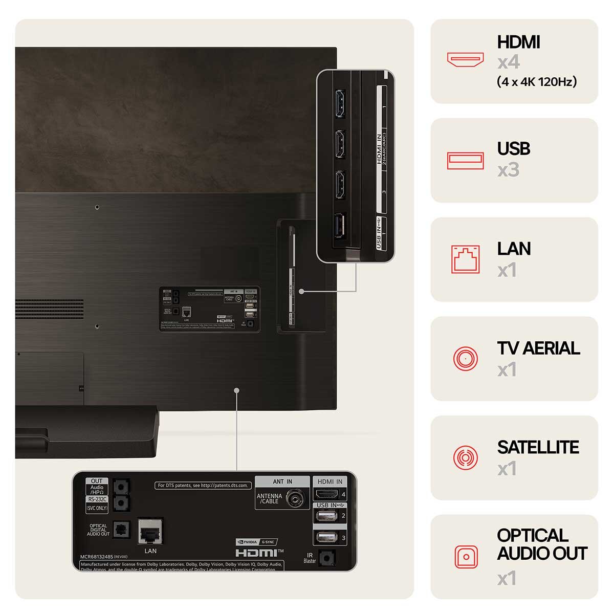 Buy LG OLED48C45LA 48 Inch OLED 4K UHD Smart TV at Costco.co.uk