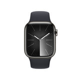 Buy Apple Watch Series 9 Cel, 41mm Graphite Stainless Steel Case / Midnight Sport Band M/L, MRJ93QA/A at Costco.co.uk