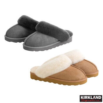 Kirkland Signature Women's Shearling Slippers Kirkland Signature Women's Shearling Slippers