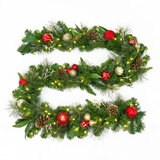 Buy 9ft LED Garland Red Overview Image at Costco.co.uk