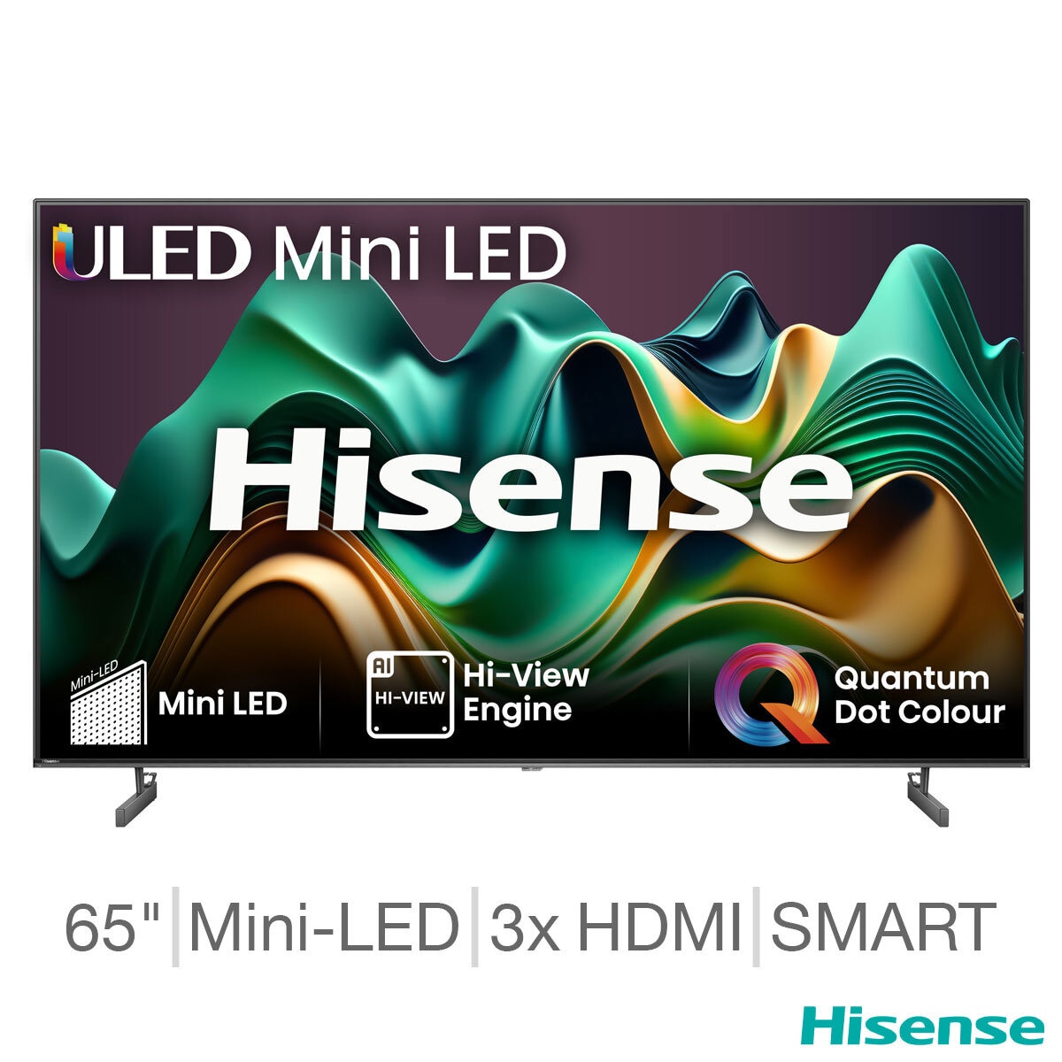 Hisense 65U6NQTUK 65 Inch Mini-LED Freely Smart TV