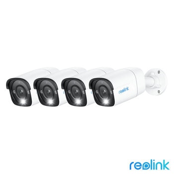 Reolink 12MP (4K+) UHD NVR PoE AI Bullet Add-on Cam 4pk