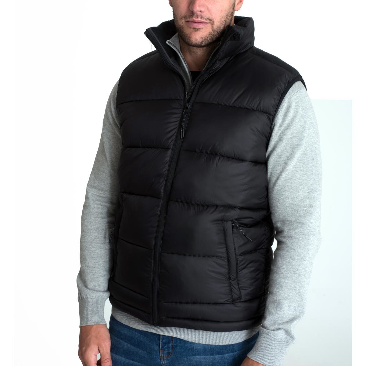 long gilet mens