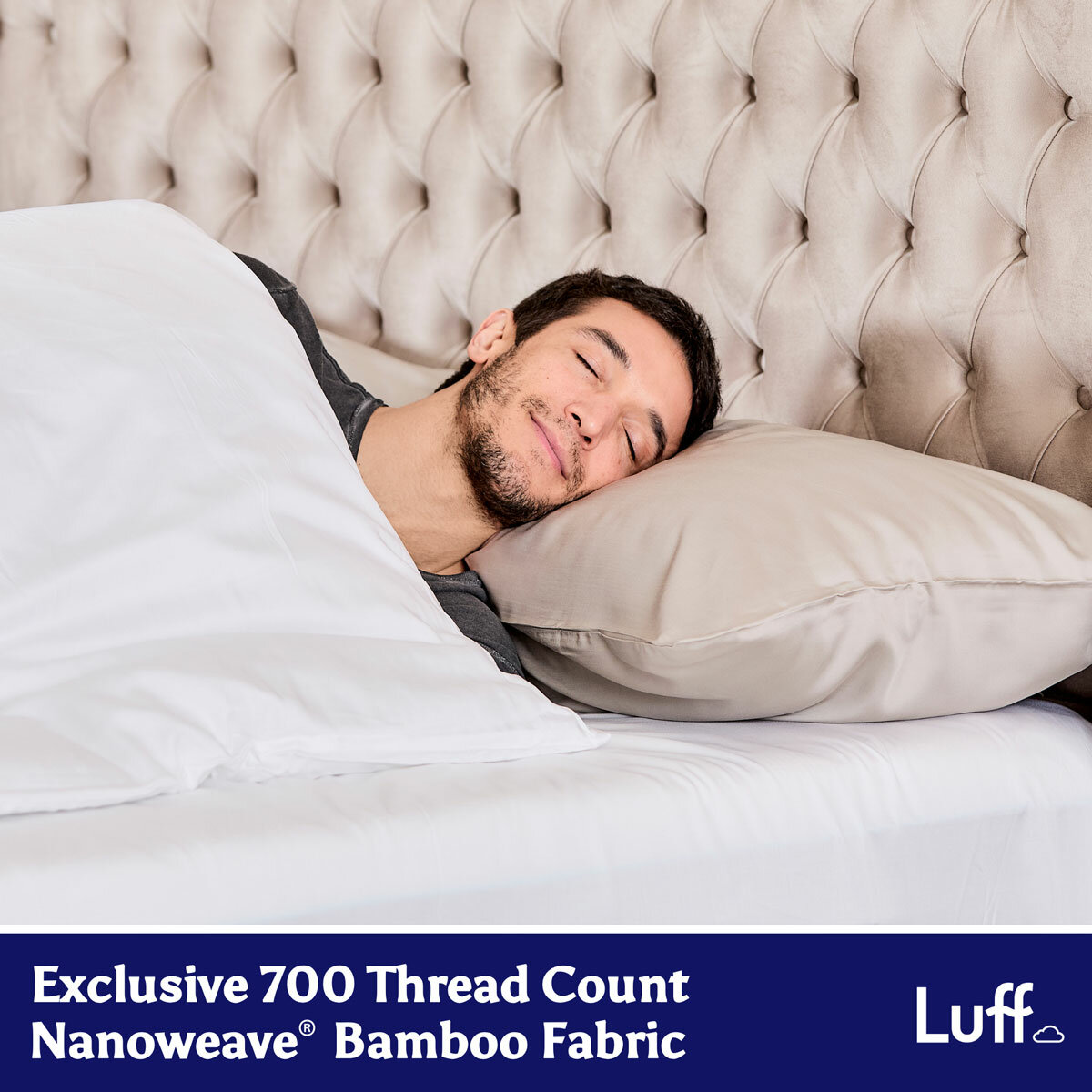 Luff 700 Thread Count 100% Organic Bamboo Pillowcases 2 Pack Light Grey3 Luff 700 Thread Count 100% Organic Bamboo Pillowcases 2 Pack Light Grey3